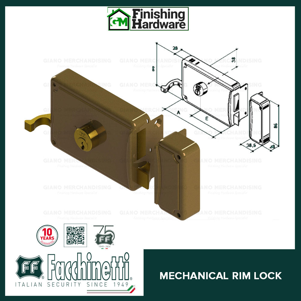 Facchinetti Rim lock