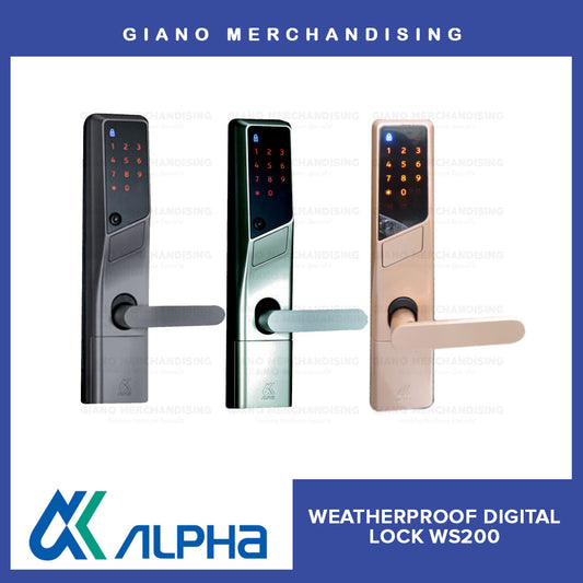 Alpha Weatherproof Digital Door Lock WS200