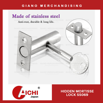 Aichi Hidden Mortisse Door Lock SS069