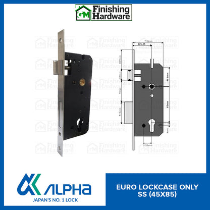 Alpha Mortisse Lockcase Only (45x85mm)