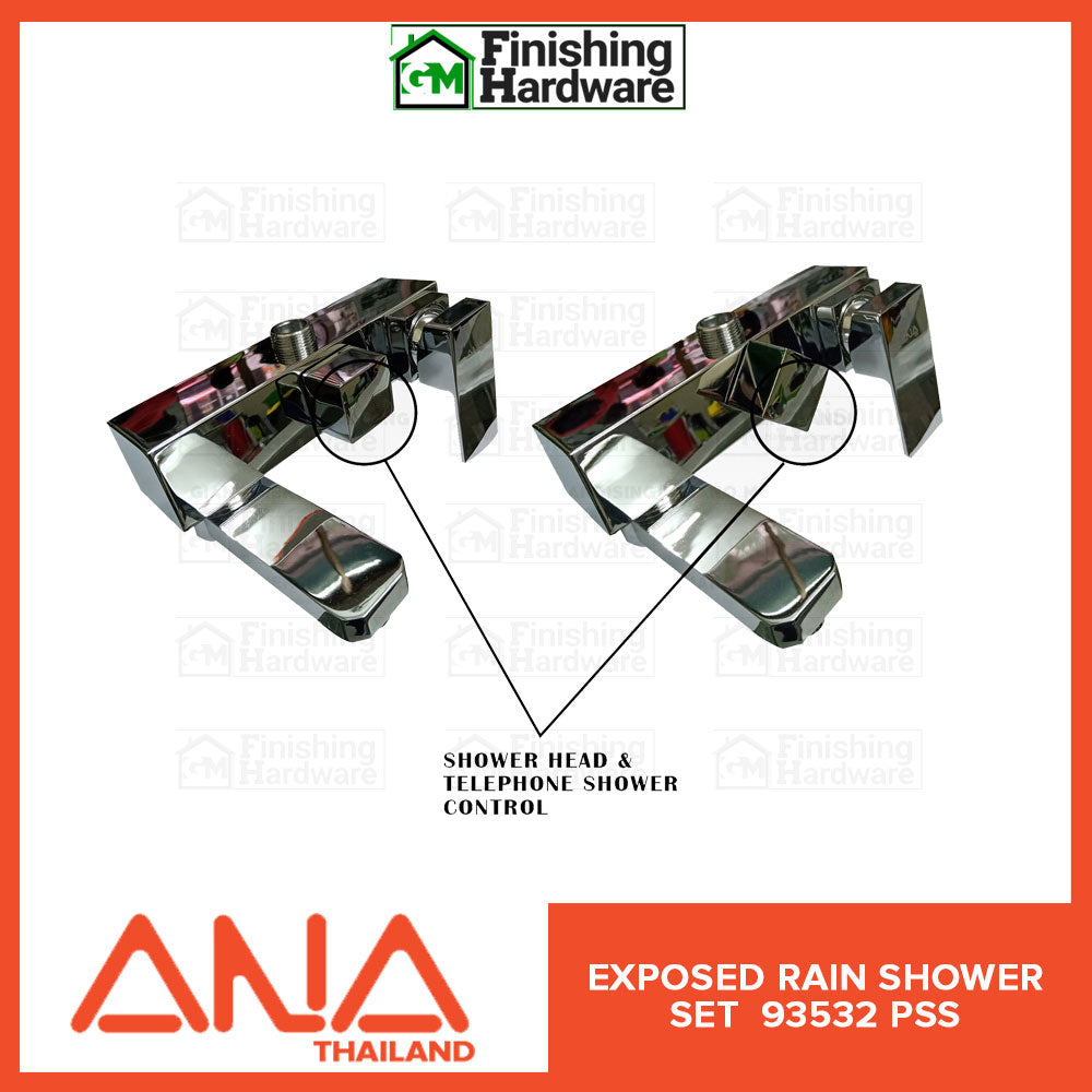 ANA Exposed Rain Shower Set 93532 PSS