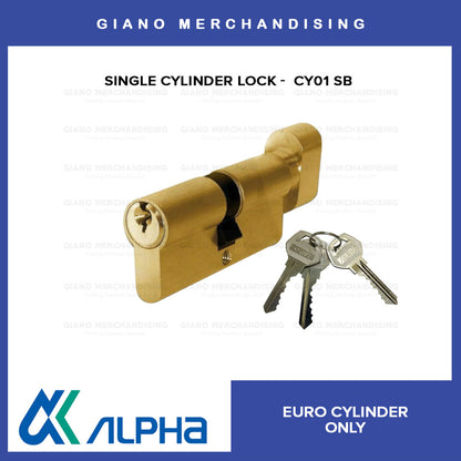 Euro Cylinder 70mm for Mortisse Lock