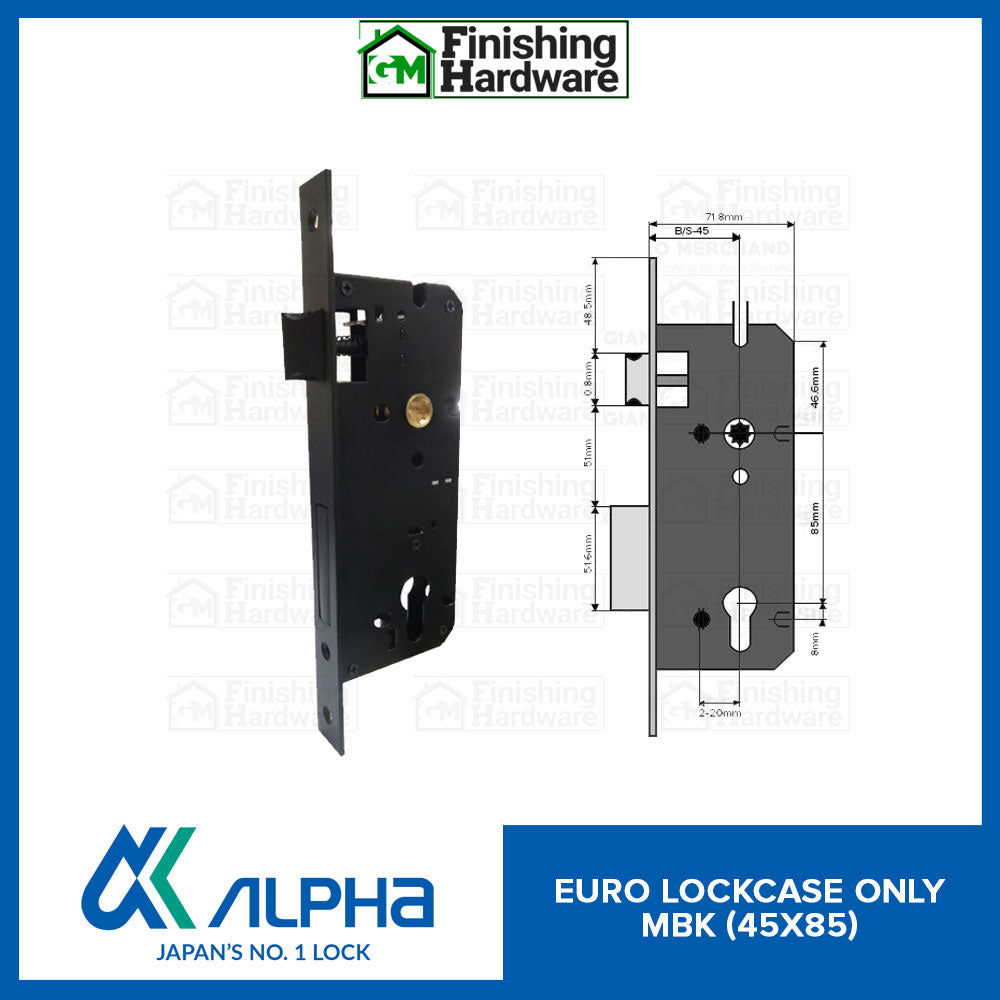 Alpha Mortisse Lockcase Only (45x85mm)