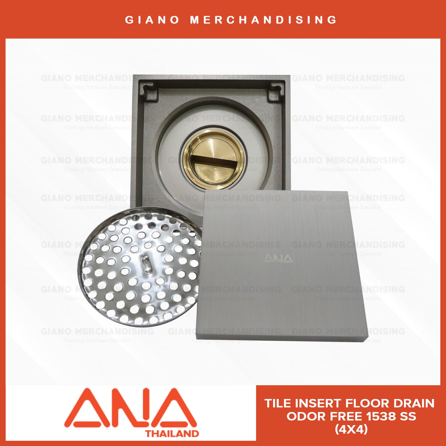 ANA Floor Drain Strainer 1538 (4x4)