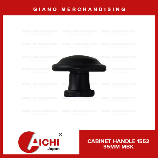 Cabinet Knob Handle 1552 MBK (35MM)