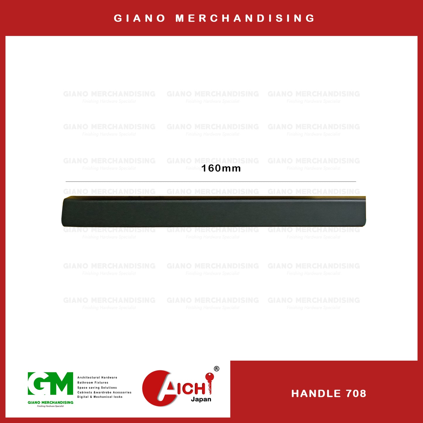 Cabinet Handle 708 MBK