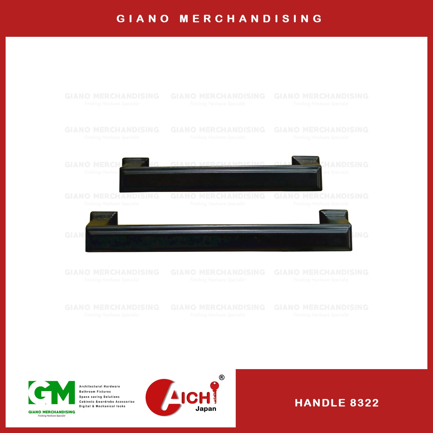 Cabinet Handle 8322 MBK