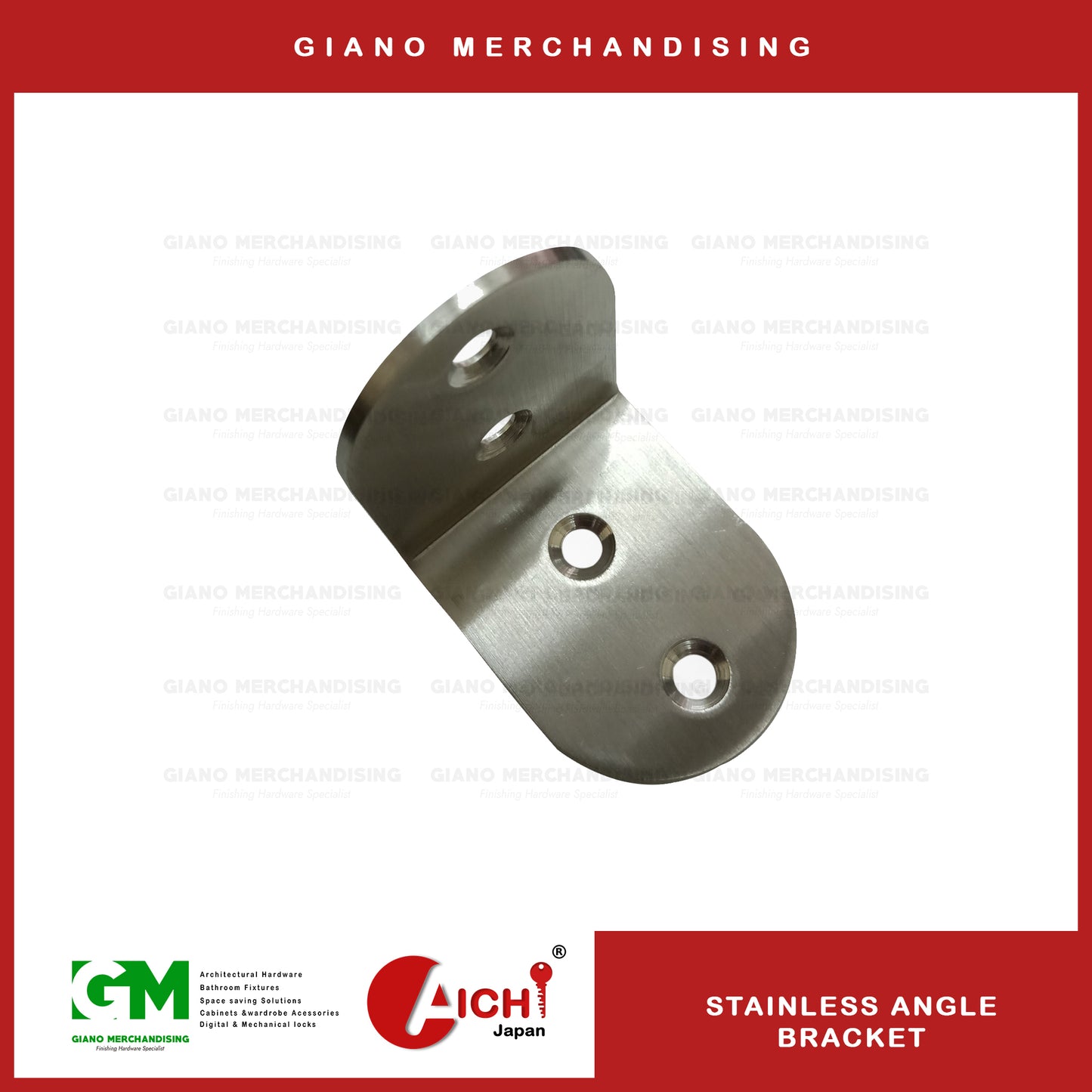 Stainless Angle Bracket 50 x 50mm (1pc)