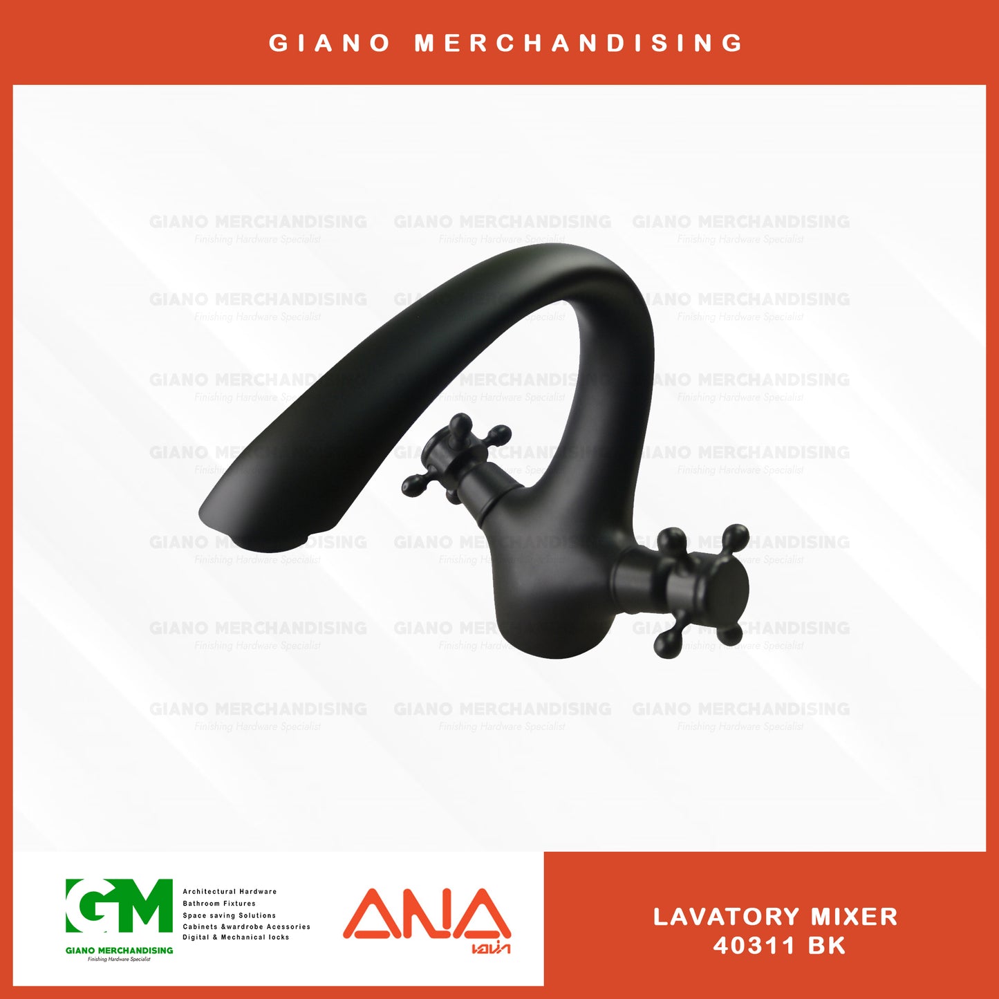 ANA Lavatory Mixer 40311 BK