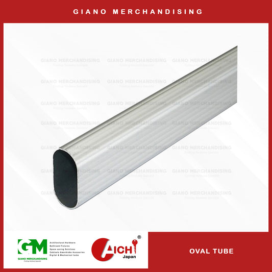 Aluminum Oval Tube 5/8" (3 Meters)