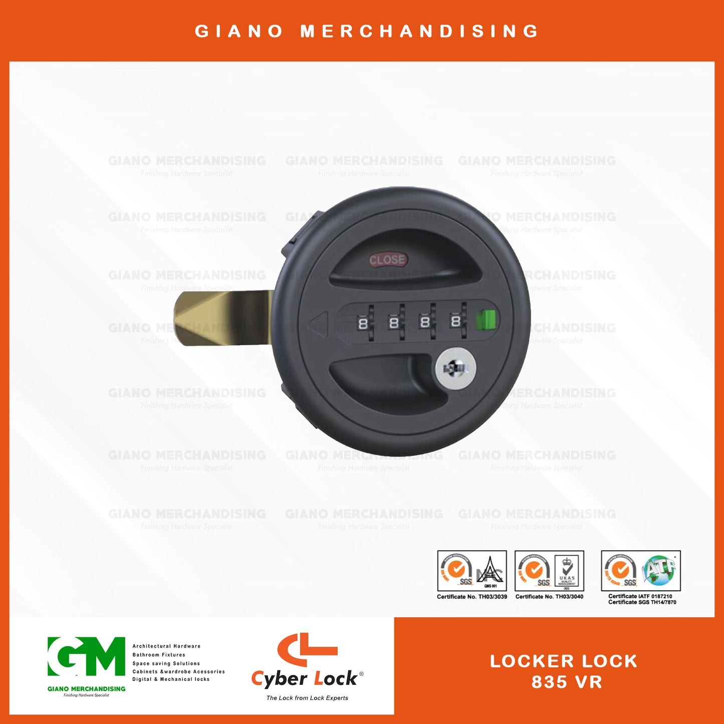 CyberLock Locker Lock 835 VR