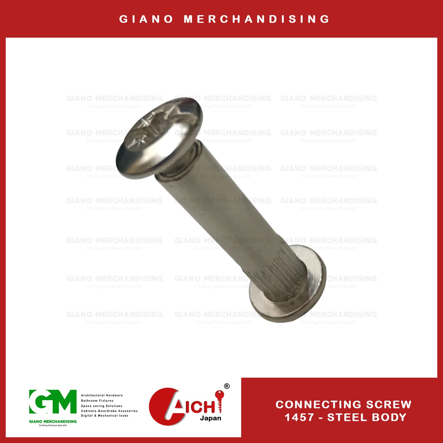 Connecting Screw 1457 Steel Body (100pcs/pack)