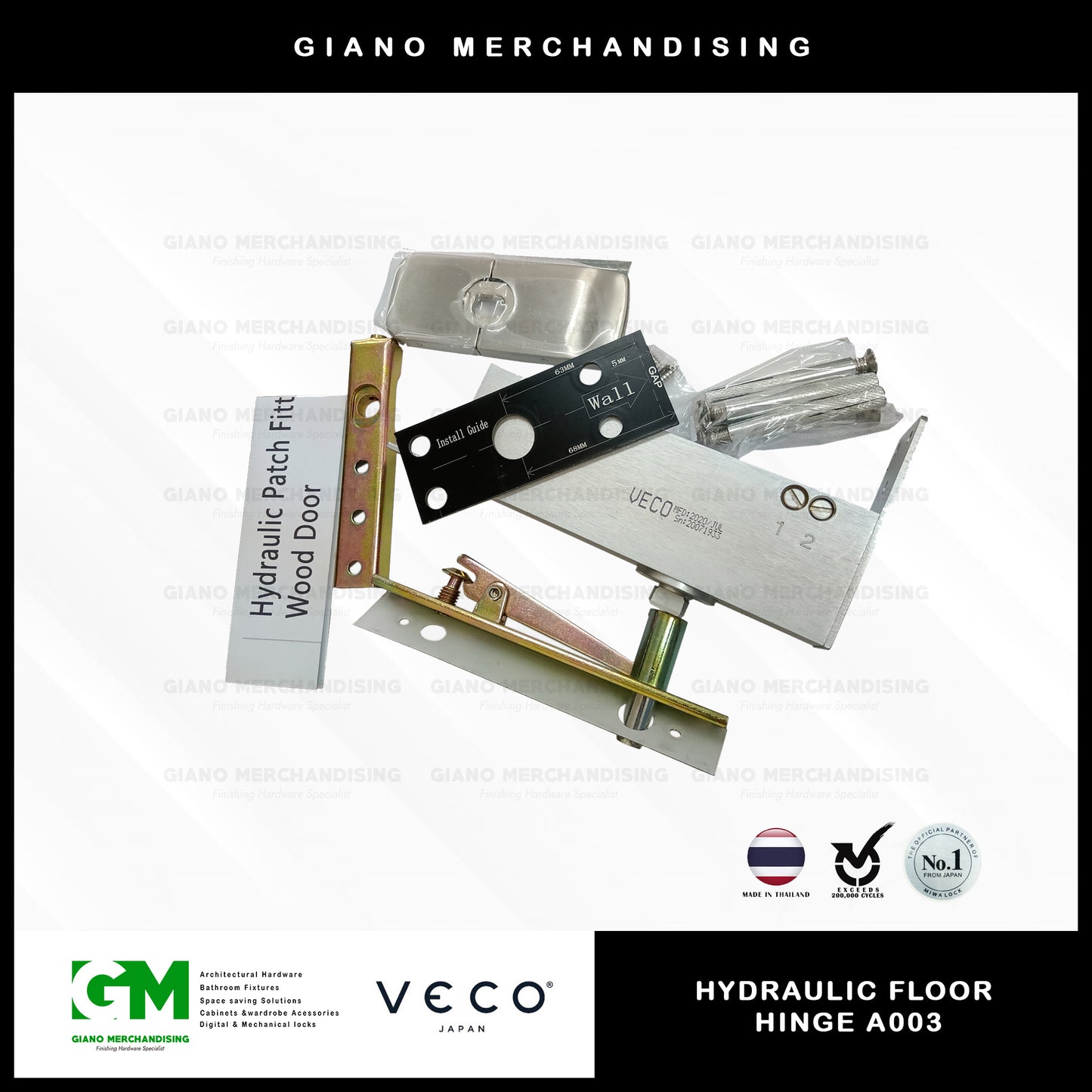 Veco Hydraulic Floor Hinge A003