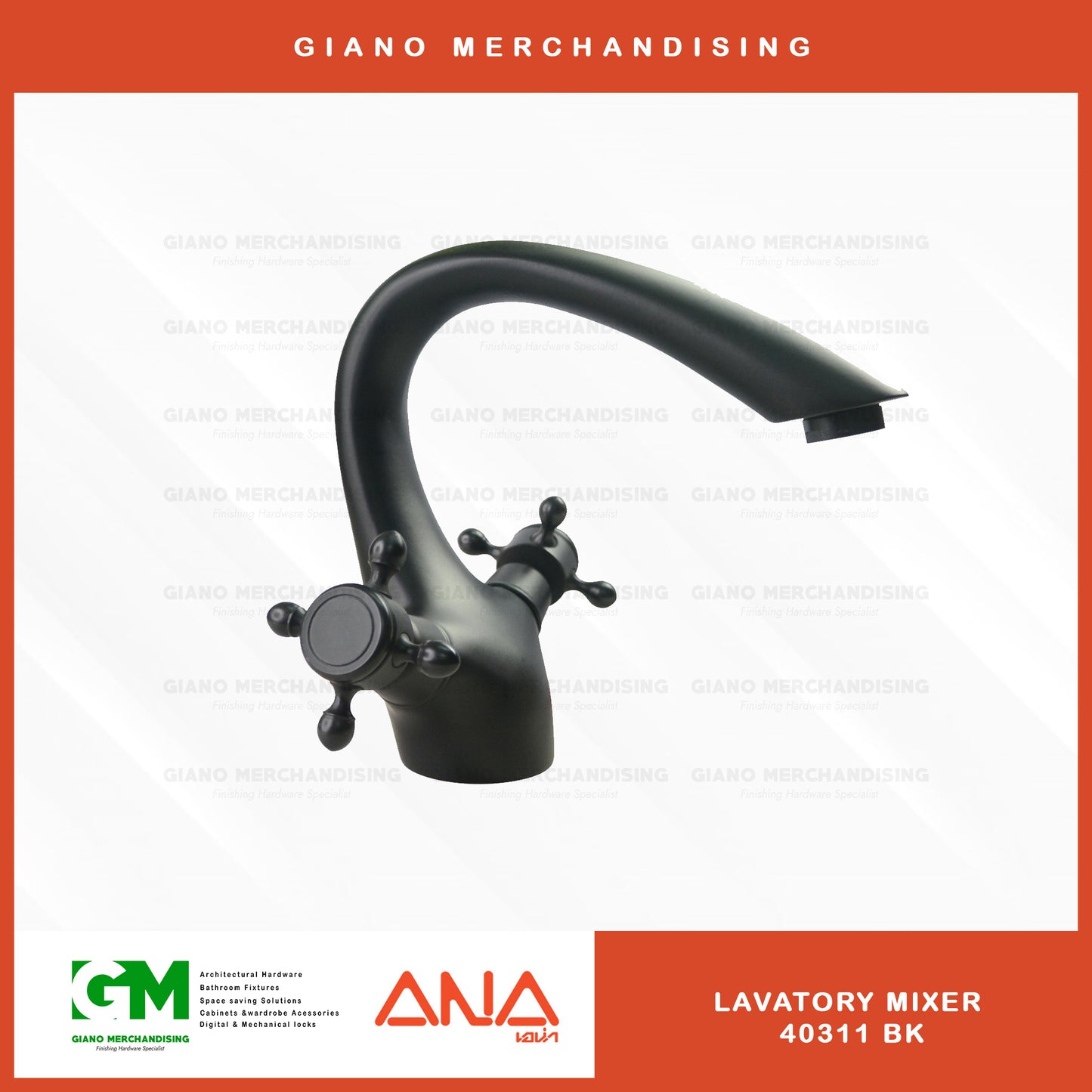 ANA Lavatory Mixer 40311 BK