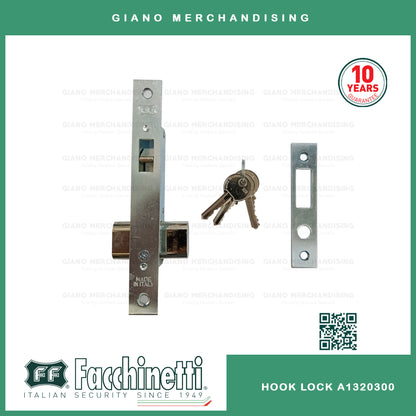 Facchinetti Hook Lock with Double Cylinder