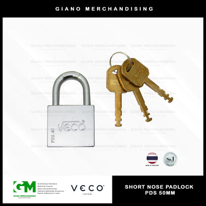 Veco Short Nose Padlock PDS (50MM)