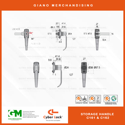 CyberLock Storage Handle C161 and C162