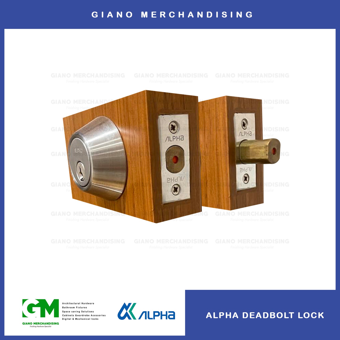 Alpha Cylindrical Deadbolt 83 Double