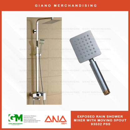 ANA Exposed Rain Shower Set 93532 PSS