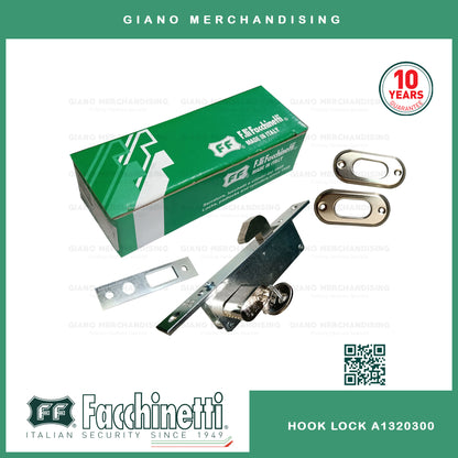 Facchinetti Hook Lock with Double Cylinder