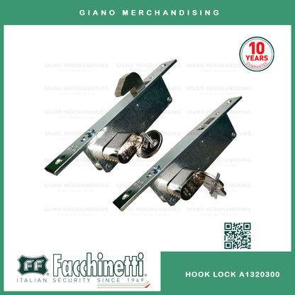 Facchinetti Hook Lock with Double Cylinder