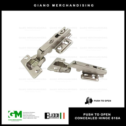 BUCCI Push to Open Concealed Hinges 616(2pcs/pack)