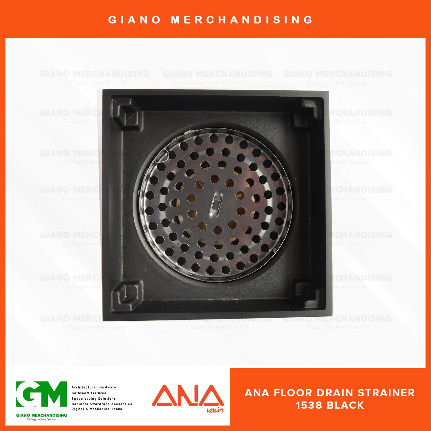 ANA Floor Drain Strainer 1538 (4x4)