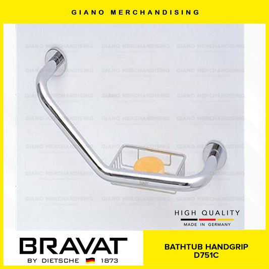 BRAVAT Bathtub Handgrip with Soap Holder D751C