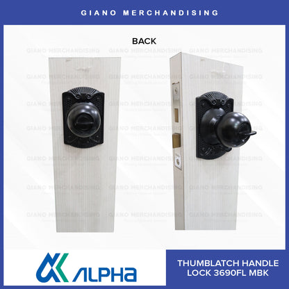 Alpha Entrance Thumb Latch Lockset 3690 FL