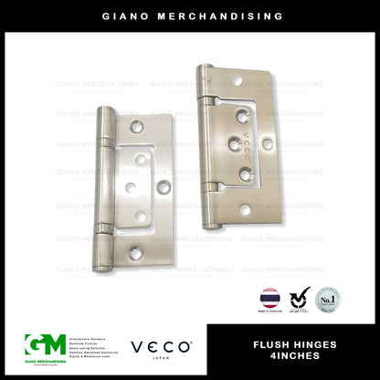 Veco Flush Hinge 4 Inches