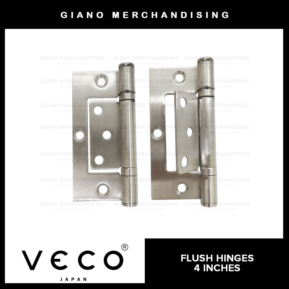 Veco Flush Hinge 4 Inches