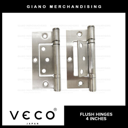 Veco Flush Hinge 4 Inches