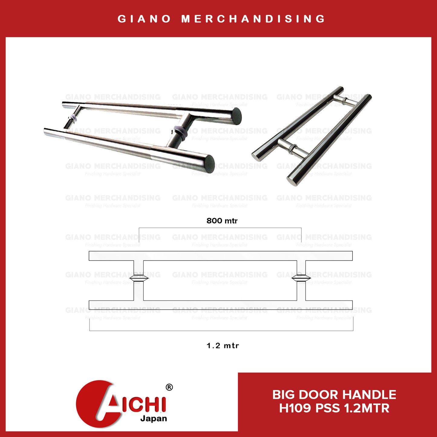 Big Door Handle H109