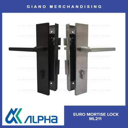 Alpha Euro Mortise Door Lock ML211