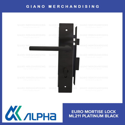 Alpha Euro Mortise Door Lock ML211