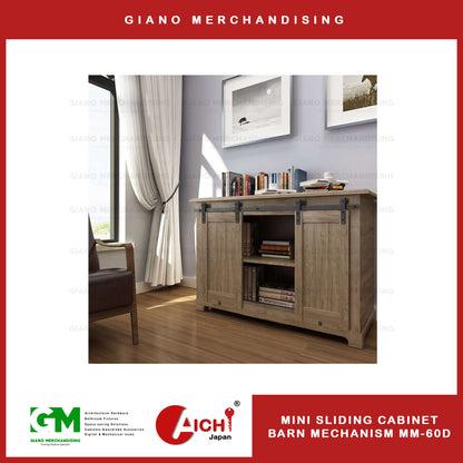 Mini Sliding Cabinet Barn Mechanism MM-60D