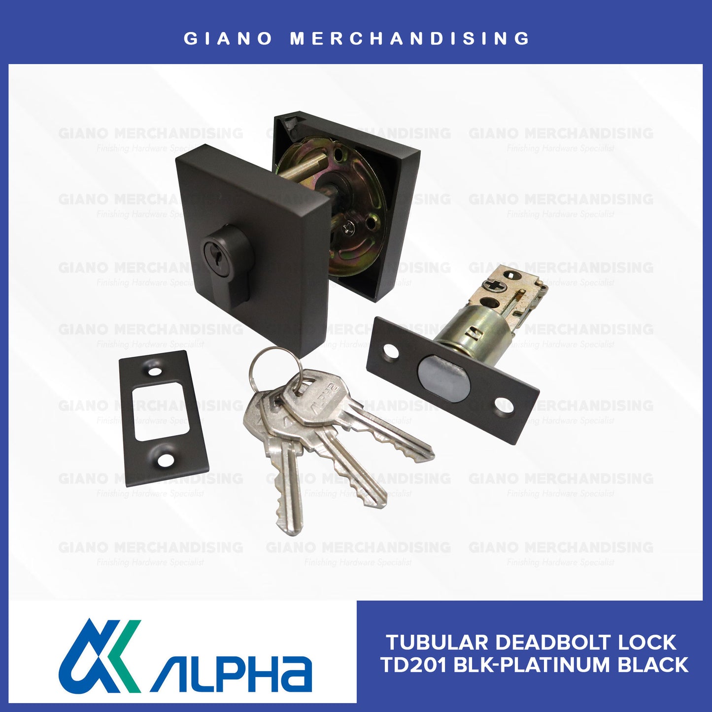 Alpha Tubular Deadbolt Lock TD201