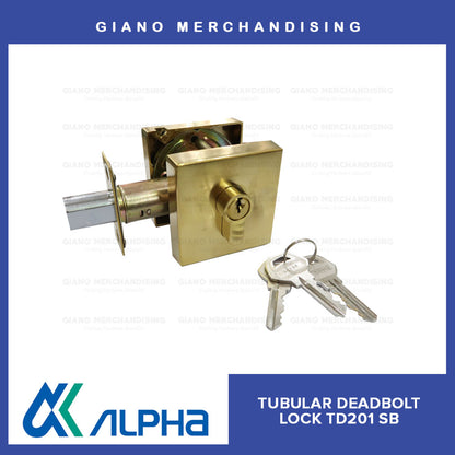 Alpha Tubular Deadbolt Lock TD201