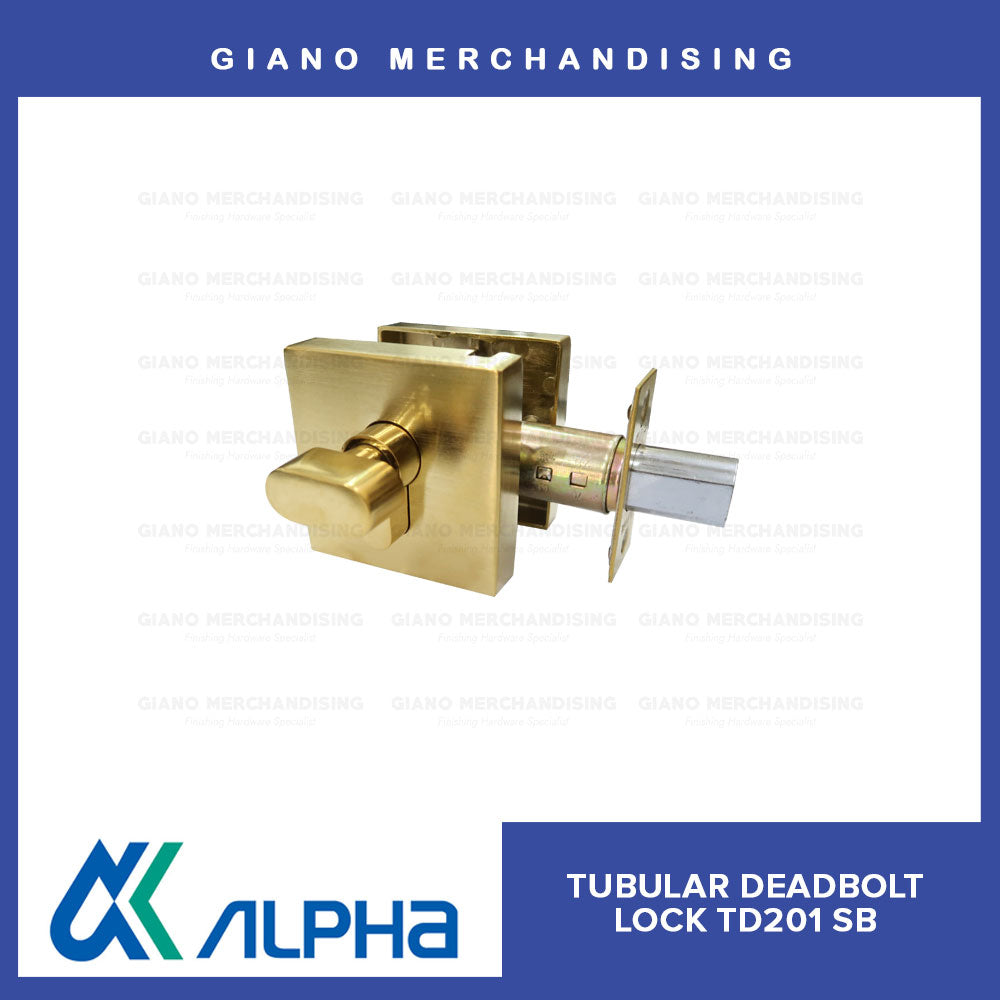 Alpha Tubular Deadbolt Lock TD201