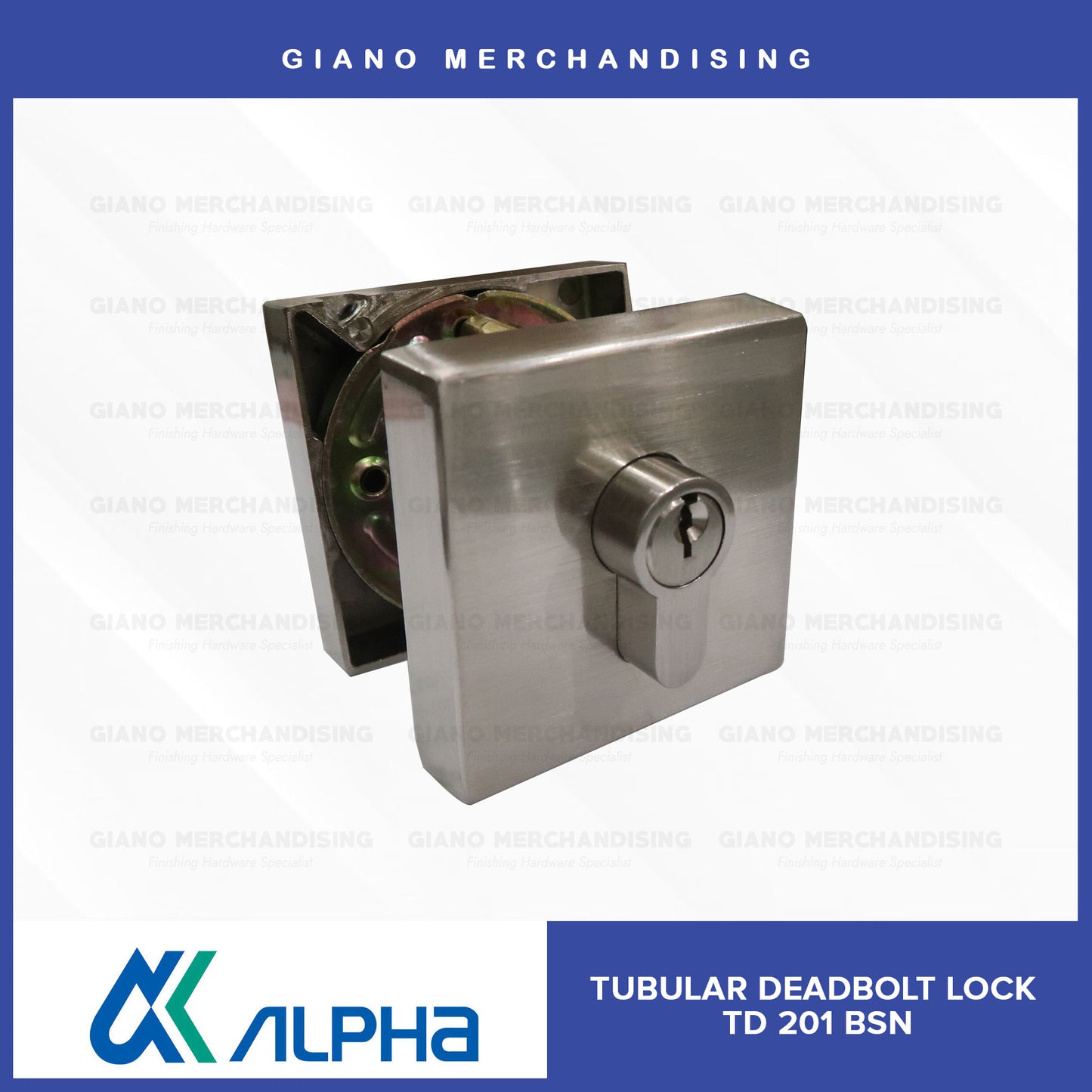 Alpha Tubular Deadbolt Lock TD201