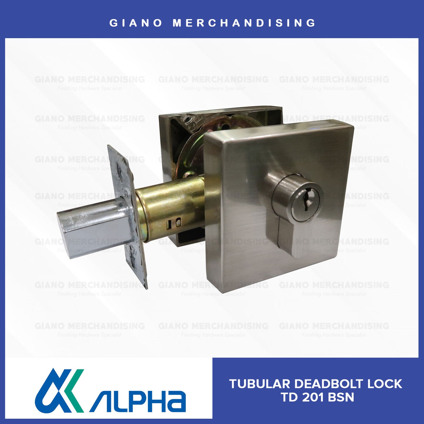 Alpha Tubular Deadbolt Lock TD201